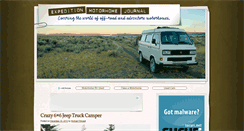 Desktop Screenshot of expeditionmotorhome.com